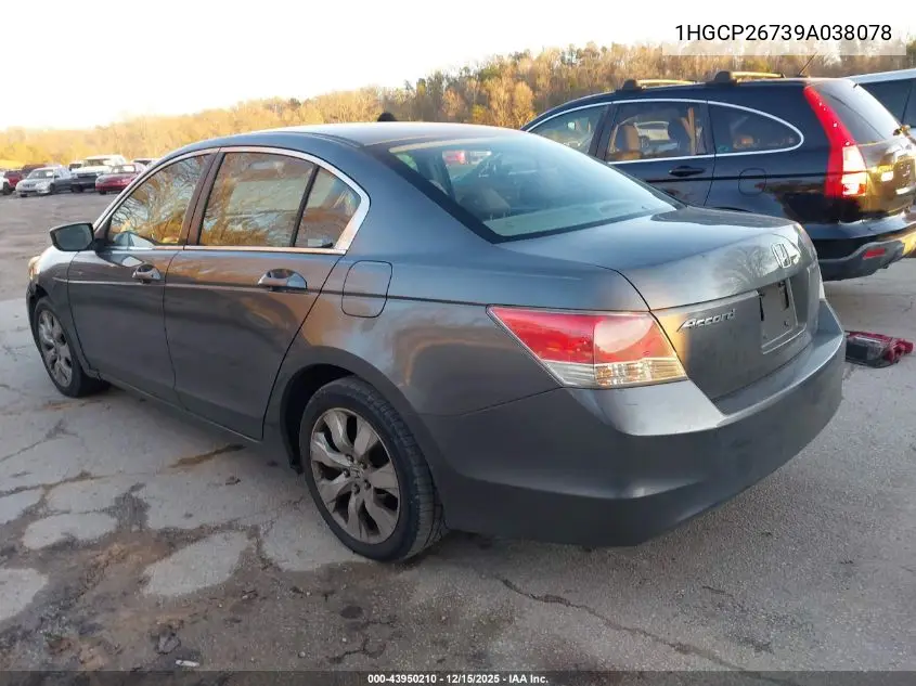 1HGCP26739A038078 2009 Honda Accord 2.4 Ex