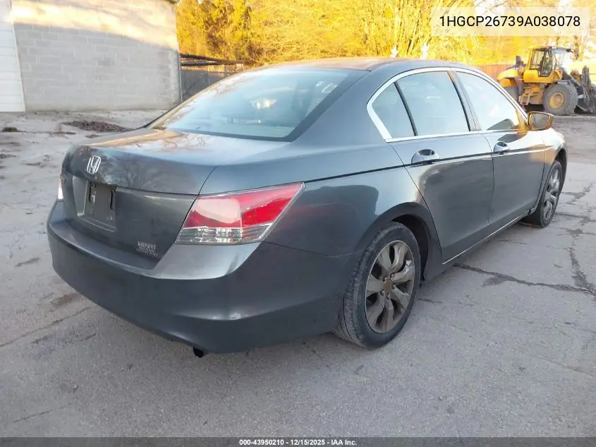 1HGCP26739A038078 2009 Honda Accord 2.4 Ex