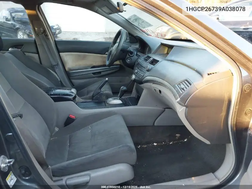 1HGCP26739A038078 2009 Honda Accord 2.4 Ex