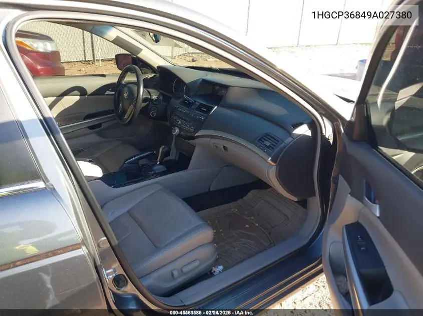 1HGCP36849A027380 2009 Honda Accord 3.5 Ex-L