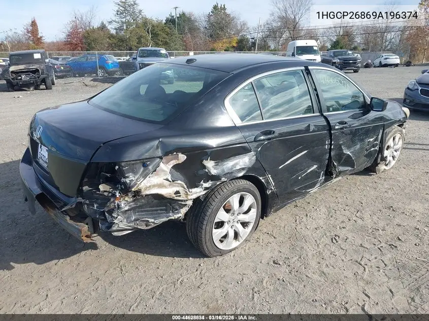 1HGCP26869A196374 2009 Honda Accord 2.4 Ex-L