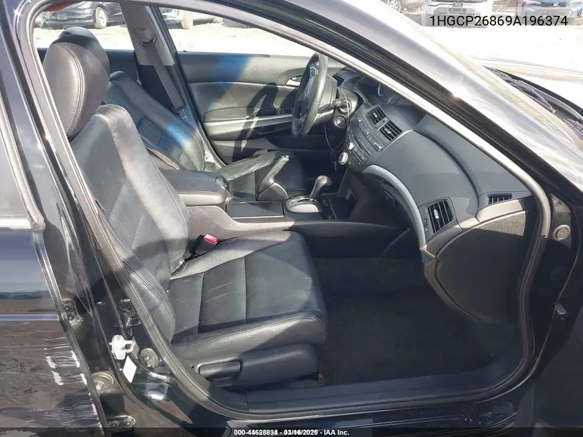 1HGCP26869A196374 2009 Honda Accord 2.4 Ex-L