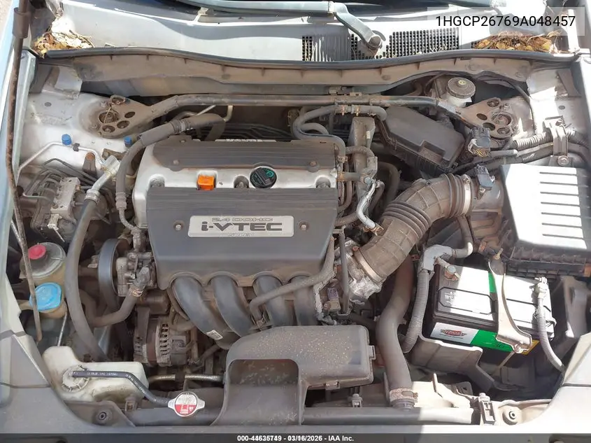 1HGCP26769A048457 2009 Honda Accord 2.4 Ex