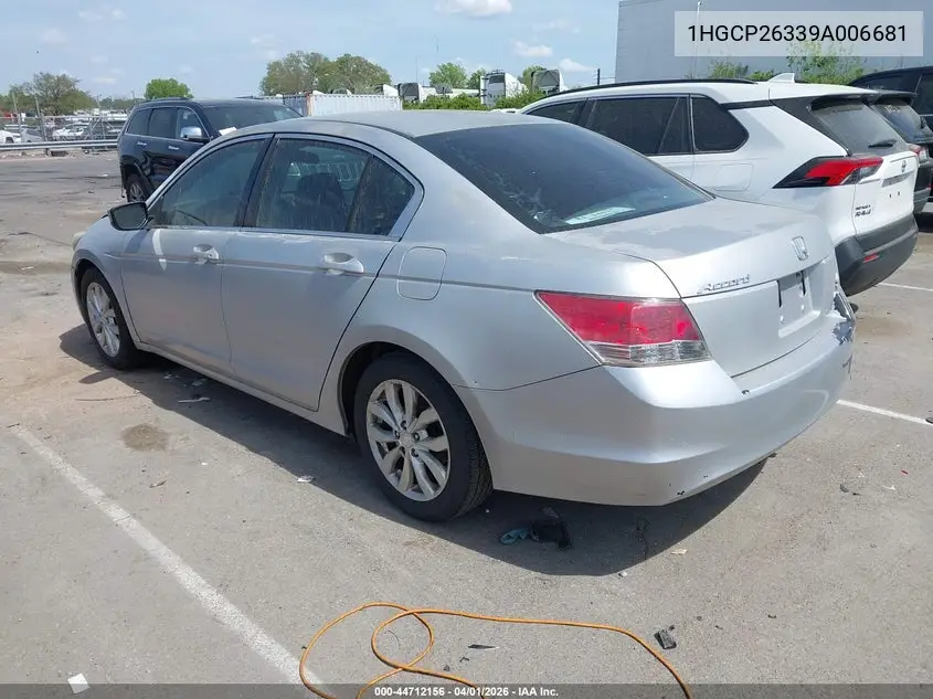 1HGCP26339A006681 2009 Honda Accord 2.4 Lx