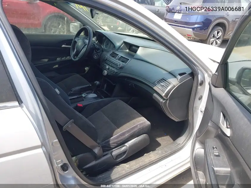 1HGCP26339A006681 2009 Honda Accord 2.4 Lx