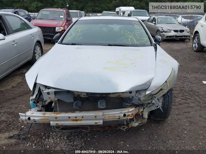 1HGCS1B80AA015790 2010 Honda Accord 2.4 Ex-L