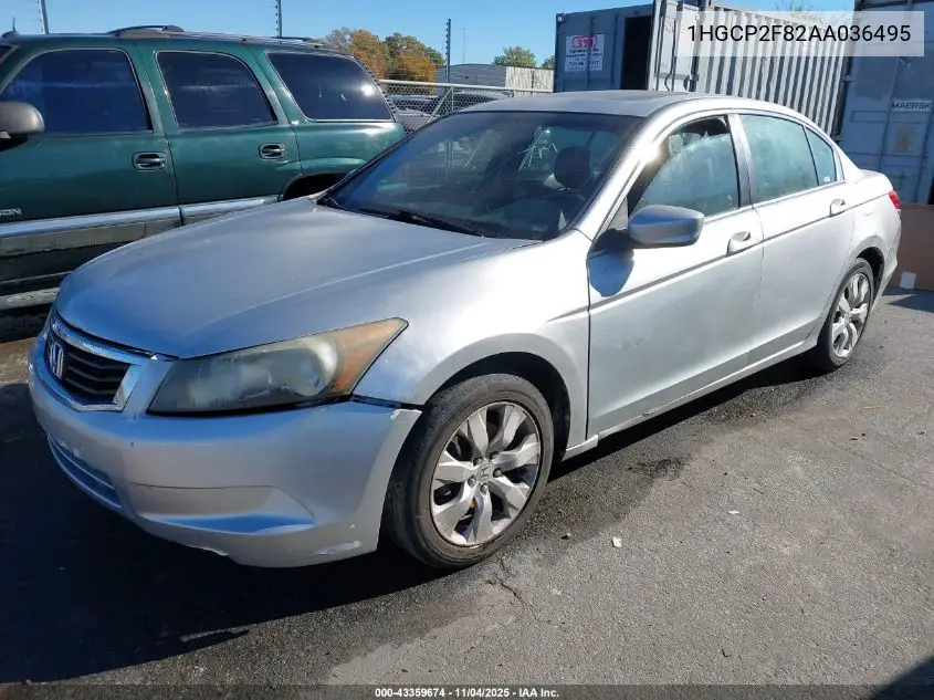 1HGCP2F82AA036495 2010 Honda Accord 2.4 Ex-L