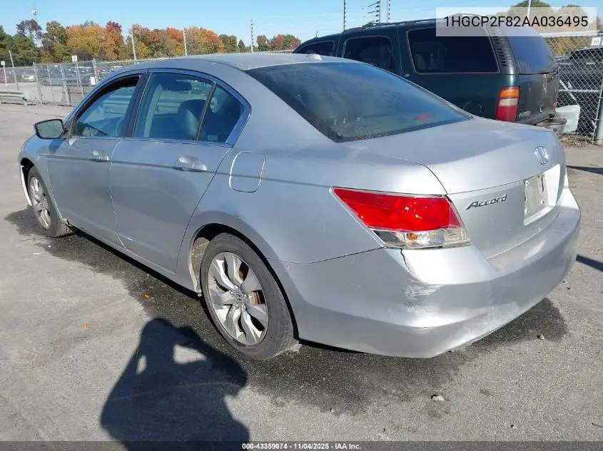 1HGCP2F82AA036495 2010 Honda Accord 2.4 Ex-L
