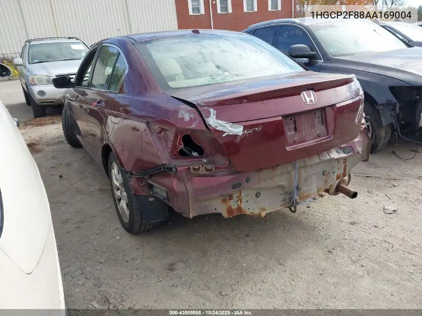 1HGCP2F88AA169004 2010 Honda Accord 2.4 Ex-L
