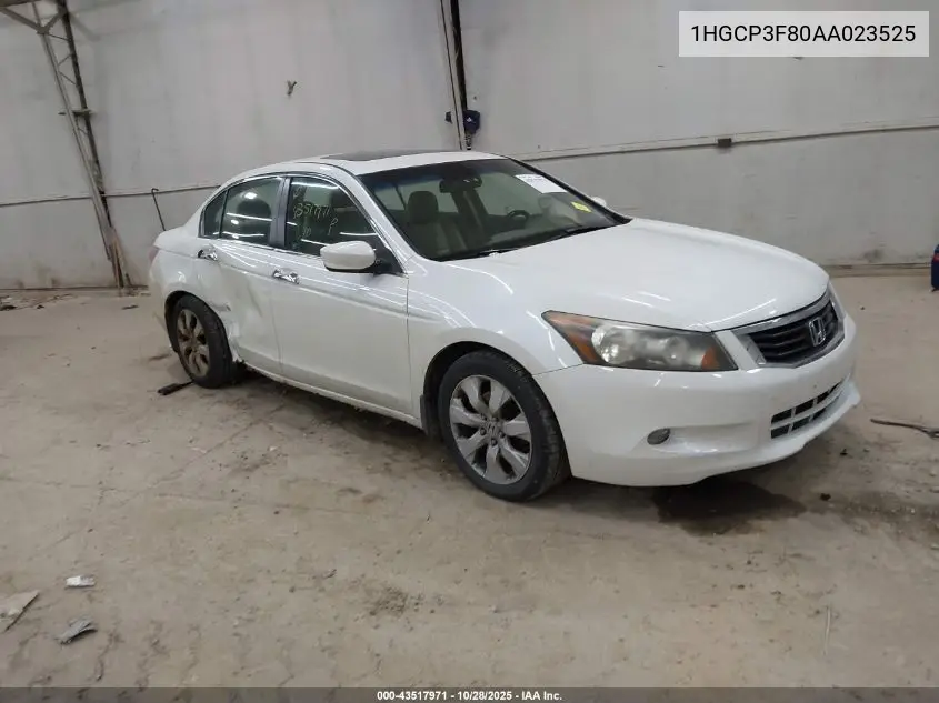 1HGCP3F80AA023525 2010 Honda Accord 3.5 Ex-L
