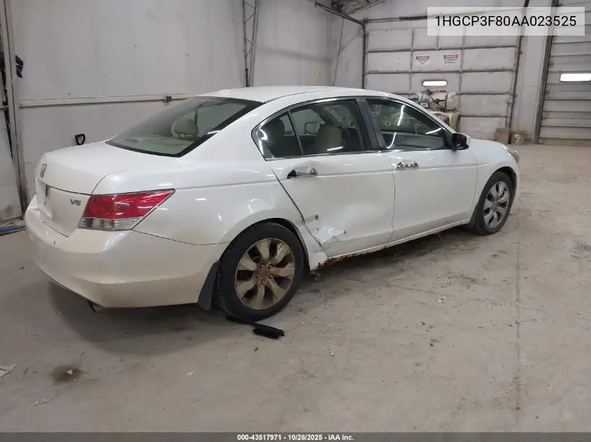 1HGCP3F80AA023525 2010 Honda Accord 3.5 Ex-L