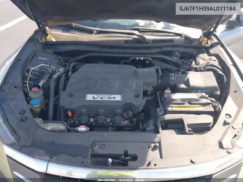 5J6TF1H39AL011184 2010 Honda Accord Crosstour Ex