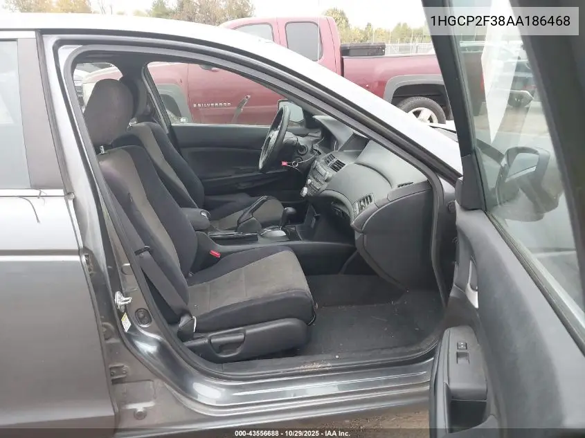 1HGCP2F38AA186468 2010 Honda Accord 2.4 Lx