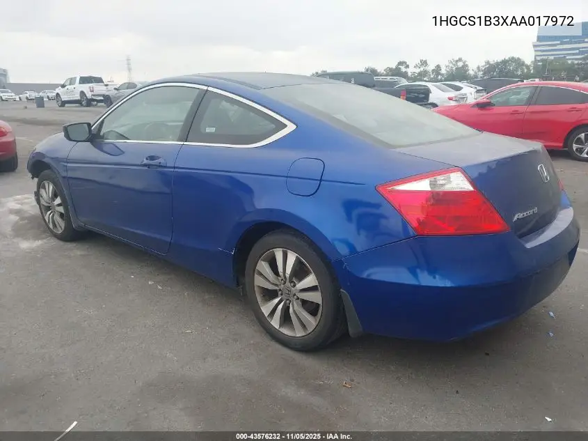 1HGCS1B3XAA017972 2010 Honda Accord 2.4 Lx-S