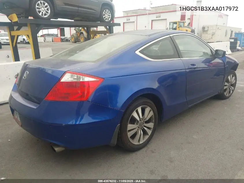 1HGCS1B3XAA017972 2010 Honda Accord 2.4 Lx-S