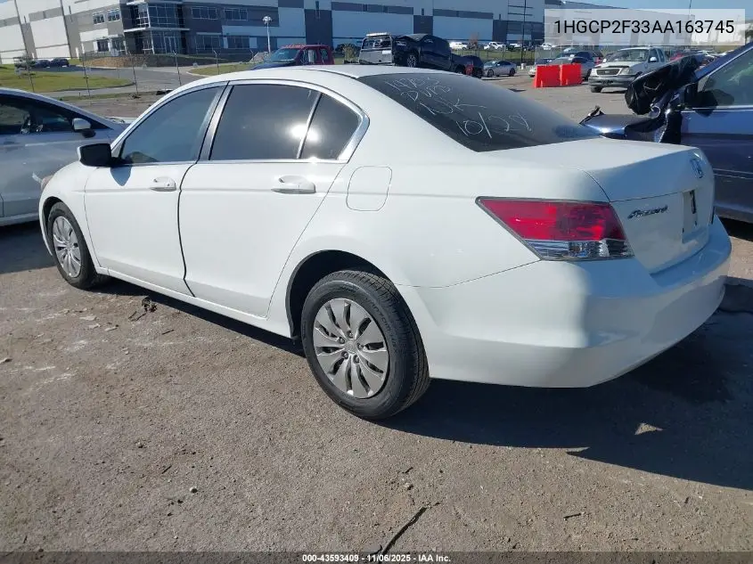 1HGCP2F33AA163745 2010 Honda Accord 2.4 Lx