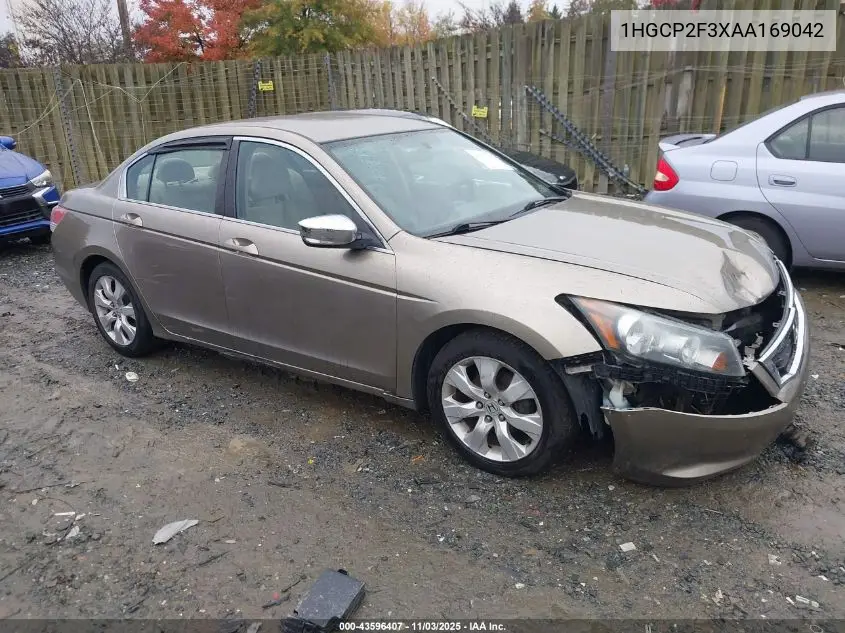1HGCP2F3XAA169042 2010 Honda Accord 2.4 Lx