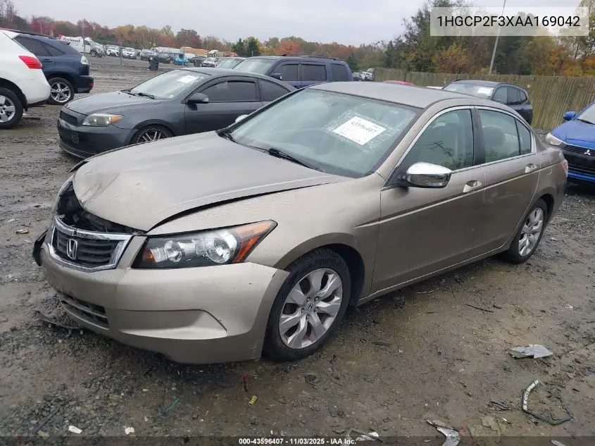 1HGCP2F3XAA169042 2010 Honda Accord 2.4 Lx