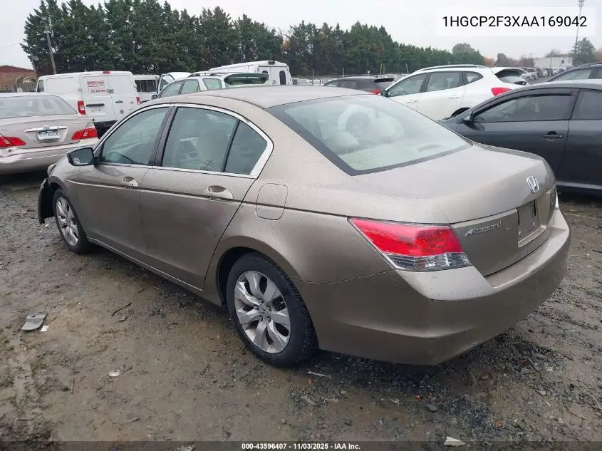 1HGCP2F3XAA169042 2010 Honda Accord 2.4 Lx