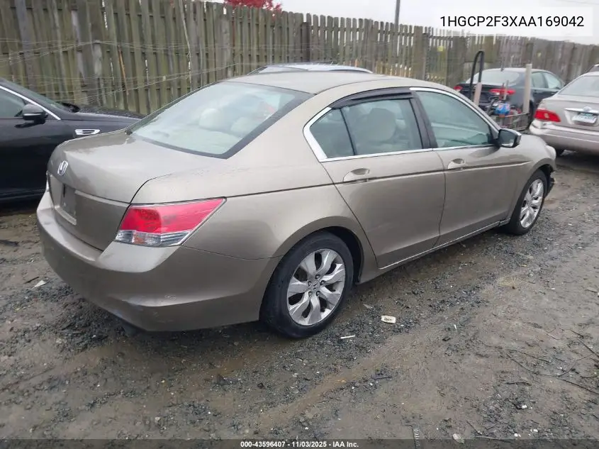 1HGCP2F3XAA169042 2010 Honda Accord 2.4 Lx