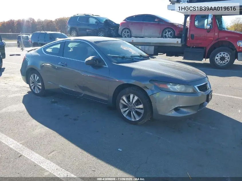 1HGCS1B39AA019616 2010 Honda Accord 2.4 Lx-S