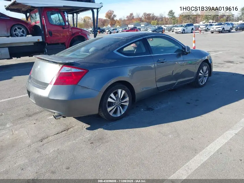 1HGCS1B39AA019616 2010 Honda Accord 2.4 Lx-S