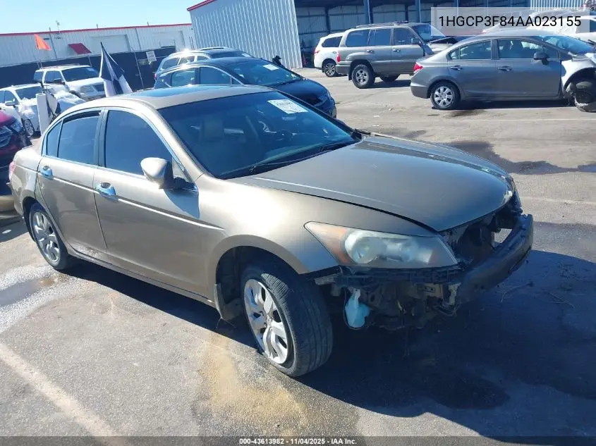1HGCP3F84AA023155 2010 Honda Accord 3.5 Ex-L