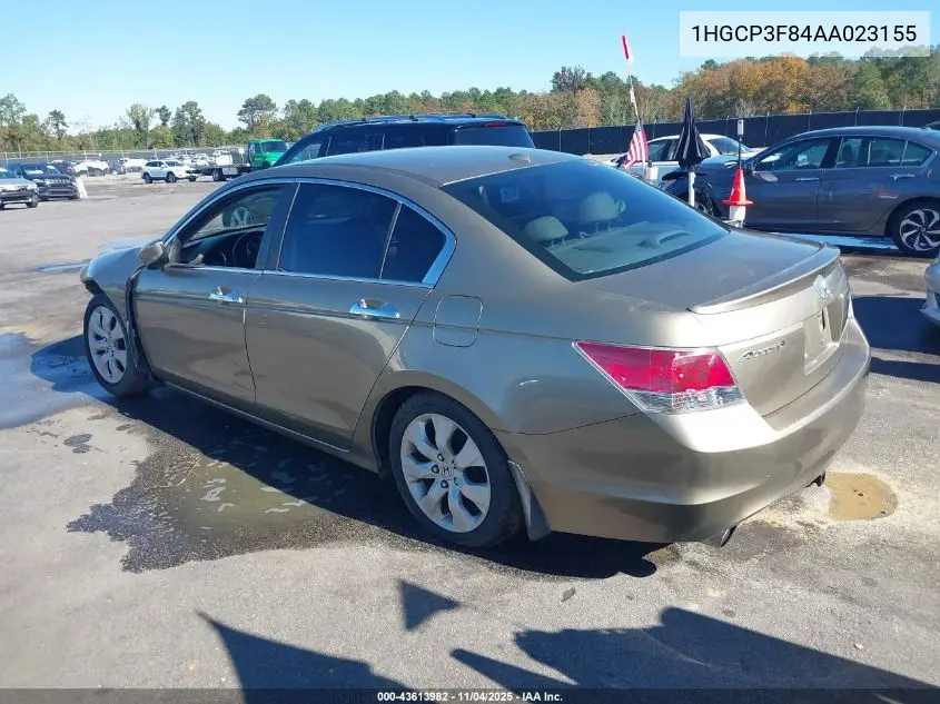 1HGCP3F84AA023155 2010 Honda Accord 3.5 Ex-L