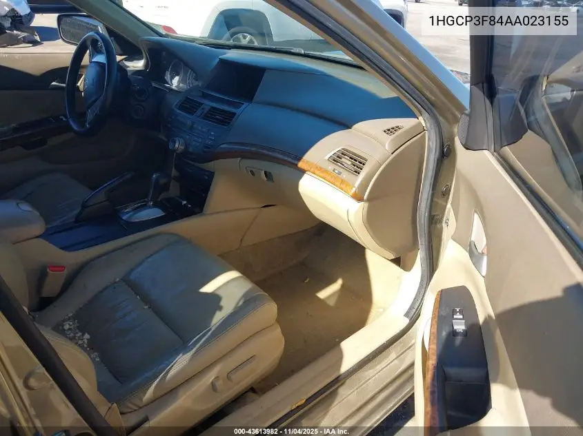 1HGCP3F84AA023155 2010 Honda Accord 3.5 Ex-L