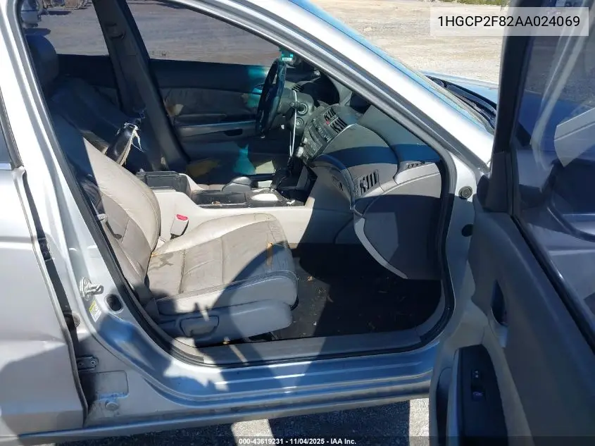 1HGCP2F82AA024069 2010 Honda Accord 2.4 Ex-L