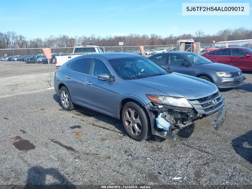 5J6TF2H54AL009012 2010 Honda Accord Crosstour Ex-L