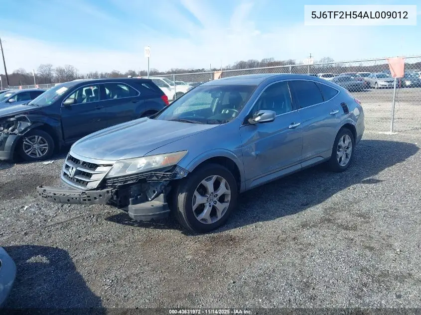 5J6TF2H54AL009012 2010 Honda Accord Crosstour Ex-L