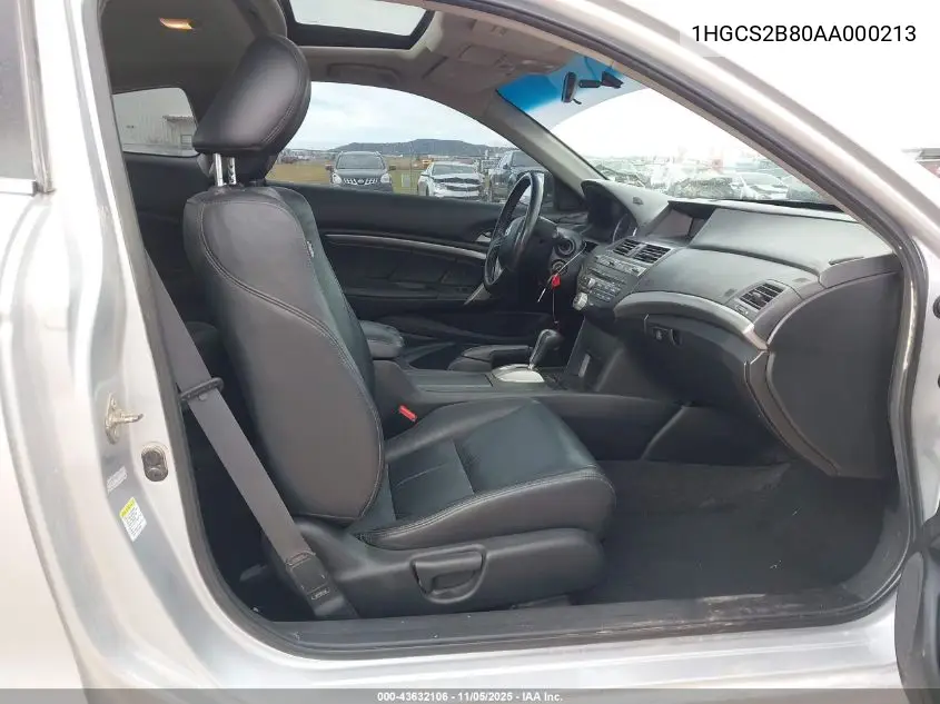 1HGCS2B80AA000213 2010 Honda Accord 3.5 Ex-L