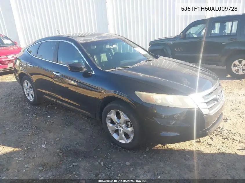5J6TF1H50AL009728 2010 Honda Accord Crosstour Ex-L