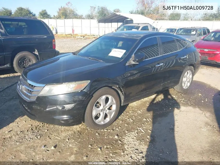 5J6TF1H50AL009728 2010 Honda Accord Crosstour Ex-L