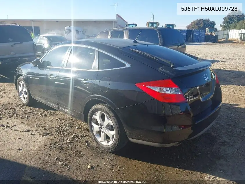 5J6TF1H50AL009728 2010 Honda Accord Crosstour Ex-L