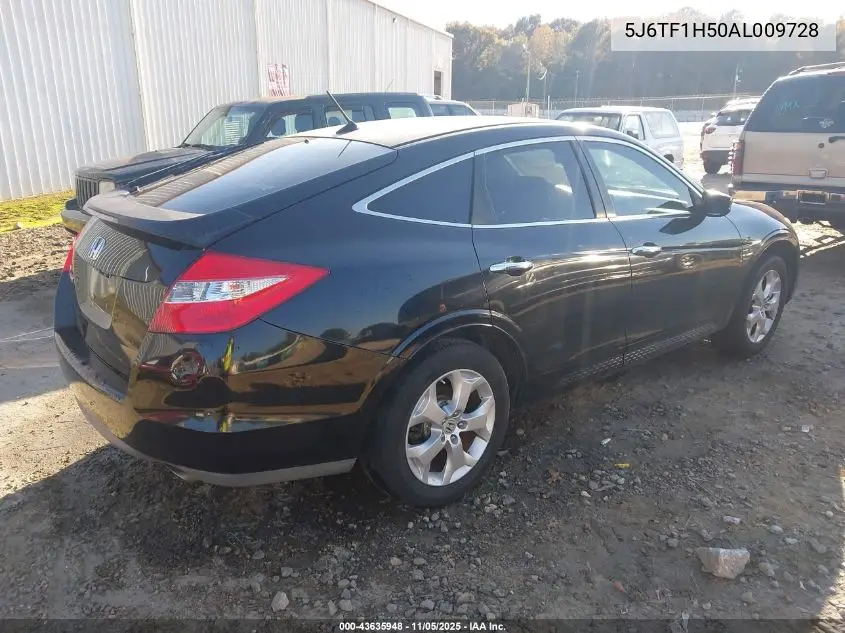 5J6TF1H50AL009728 2010 Honda Accord Crosstour Ex-L