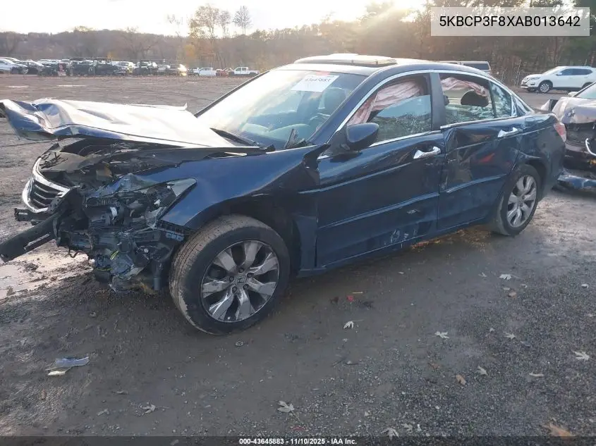 5KBCP3F8XAB013642 2010 Honda Accord 3.5 Ex-L