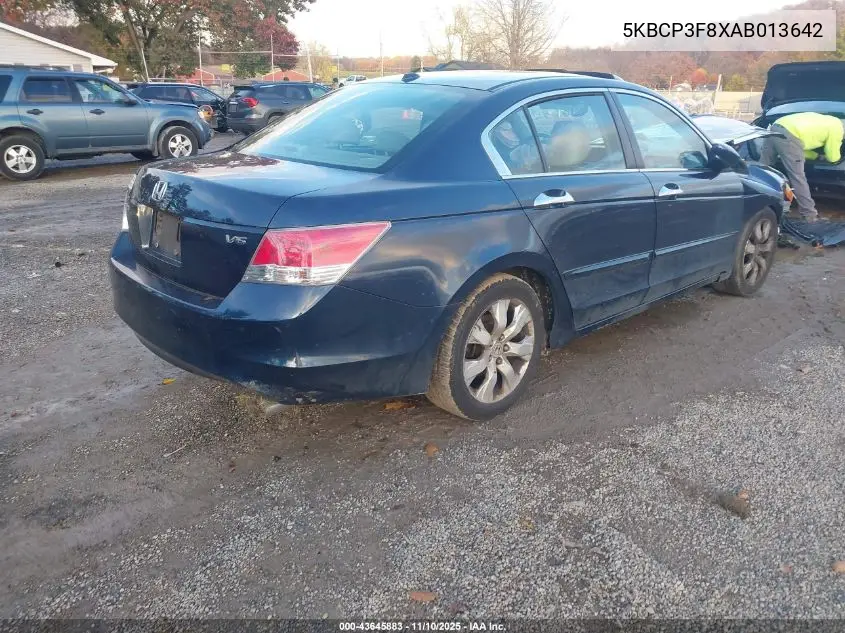 5KBCP3F8XAB013642 2010 Honda Accord 3.5 Ex-L