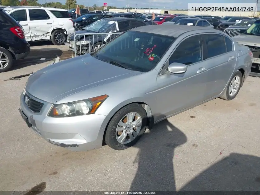 1HGCP2F45AA044748 2010 Honda Accord 2.4 Lx-P