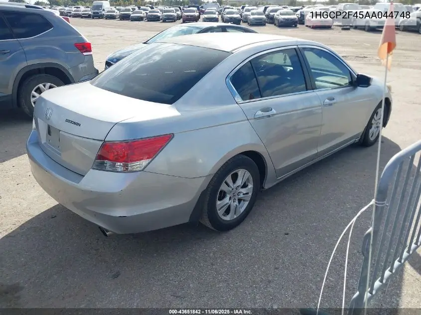 1HGCP2F45AA044748 2010 Honda Accord 2.4 Lx-P