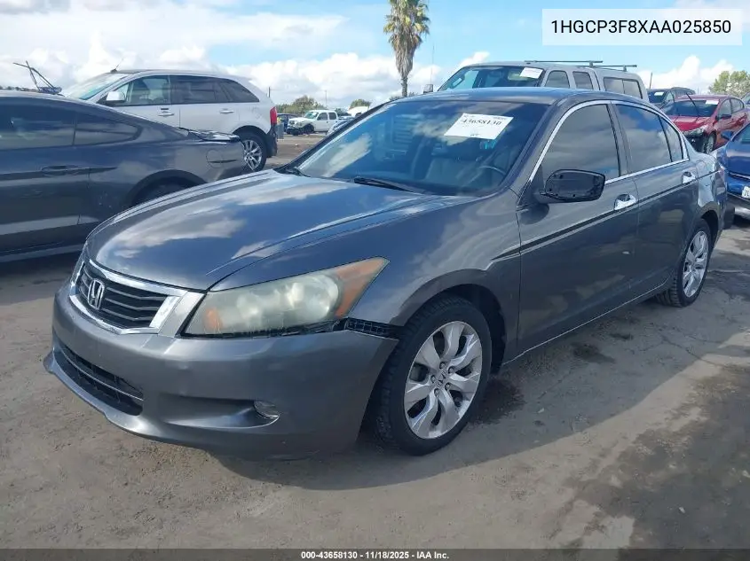 1HGCP3F8XAA025850 2010 Honda Accord 3.5 Ex-L