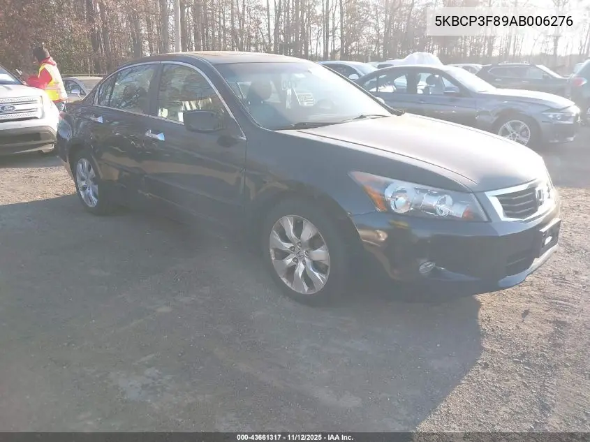 5KBCP3F89AB006276 2010 Honda Accord 3.5 Ex-L