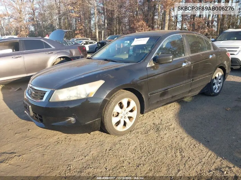 5KBCP3F89AB006276 2010 Honda Accord 3.5 Ex-L