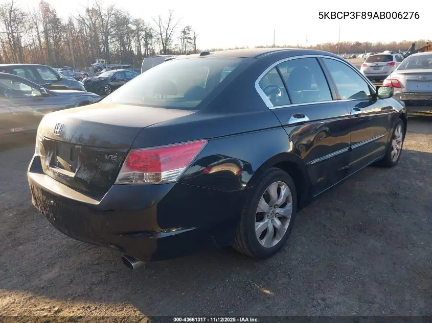 5KBCP3F89AB006276 2010 Honda Accord 3.5 Ex-L