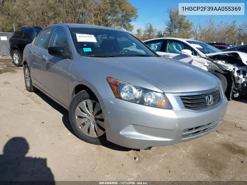 1HGCP2F39AA055369 2010 Honda Accord 2.4 Lx