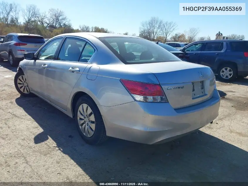 1HGCP2F39AA055369 2010 Honda Accord 2.4 Lx