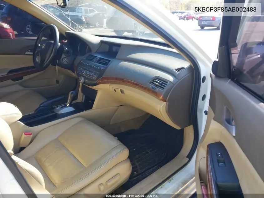 5KBCP3F85AB002483 2010 Honda Accord 3.5 Ex-L