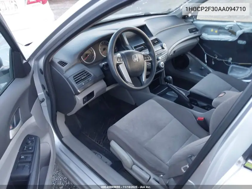 1HGCP2F30AA094710 2010 Honda Accord 2.4 Lx