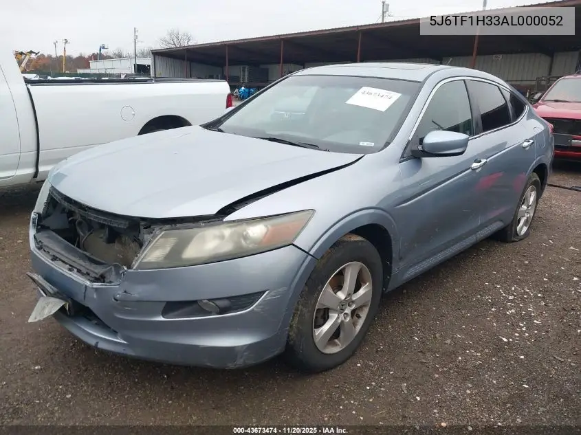 5J6TF1H33AL000052 2010 Honda Accord Crosstour Ex